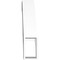 Ekena Millwork 3 1/2-in. W x 16-in. D x 16-in. H Balboa Architectural Grade PVC Knee Brace BRCP035X16X16BOA - alternate 6